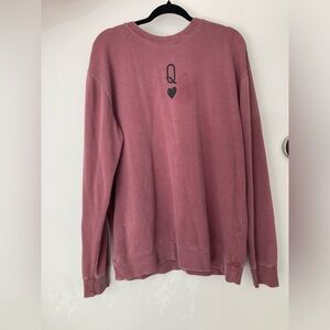 Queen of Hearts Crewneck Sweatshirt